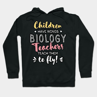 Biology Teacher Gifts - Beautiful Wings Quote Hoodie